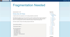 Desktop Screenshot of fragmentationneeded.net